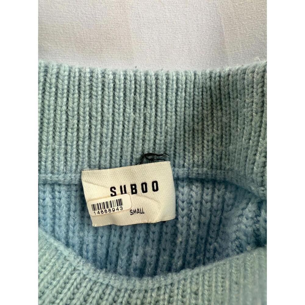 Suboo Blue Isla Knit Maxi Skirt Size S with minor lints - Picture 6 of 8
